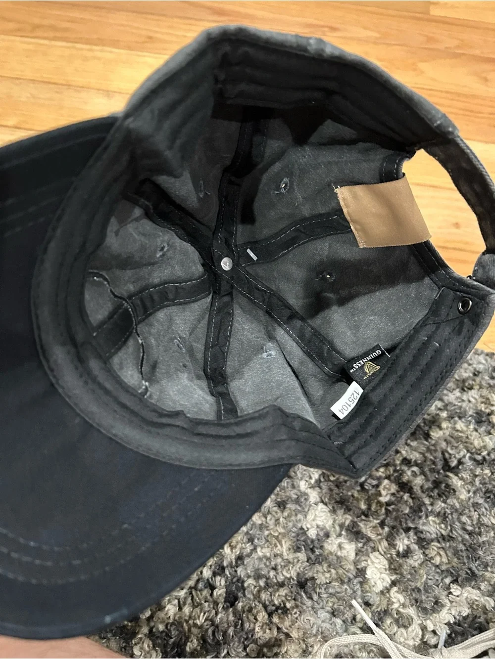 Guinness Two-Tone Baseball Cap in Gray and Black